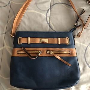 Navy purse